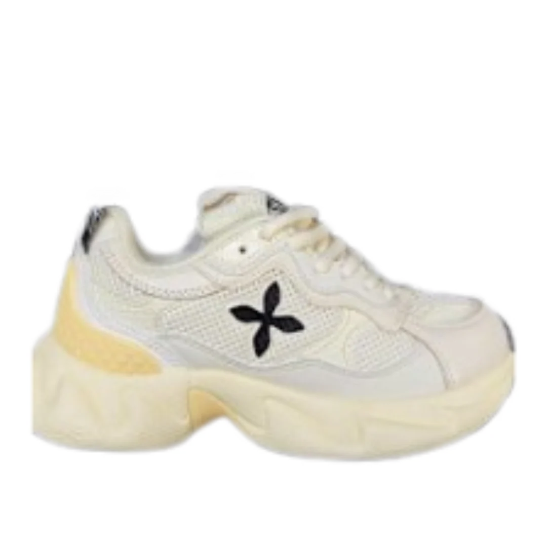 SMFK FUTURE RIPPLE High-heeled Sneaker White & Yellow