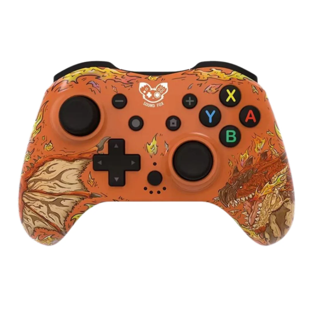 Soundfox Xbox Gaming Controller  Dragon Colorway