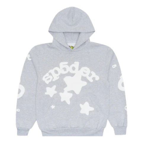 Sp5da Hoodie Grey White