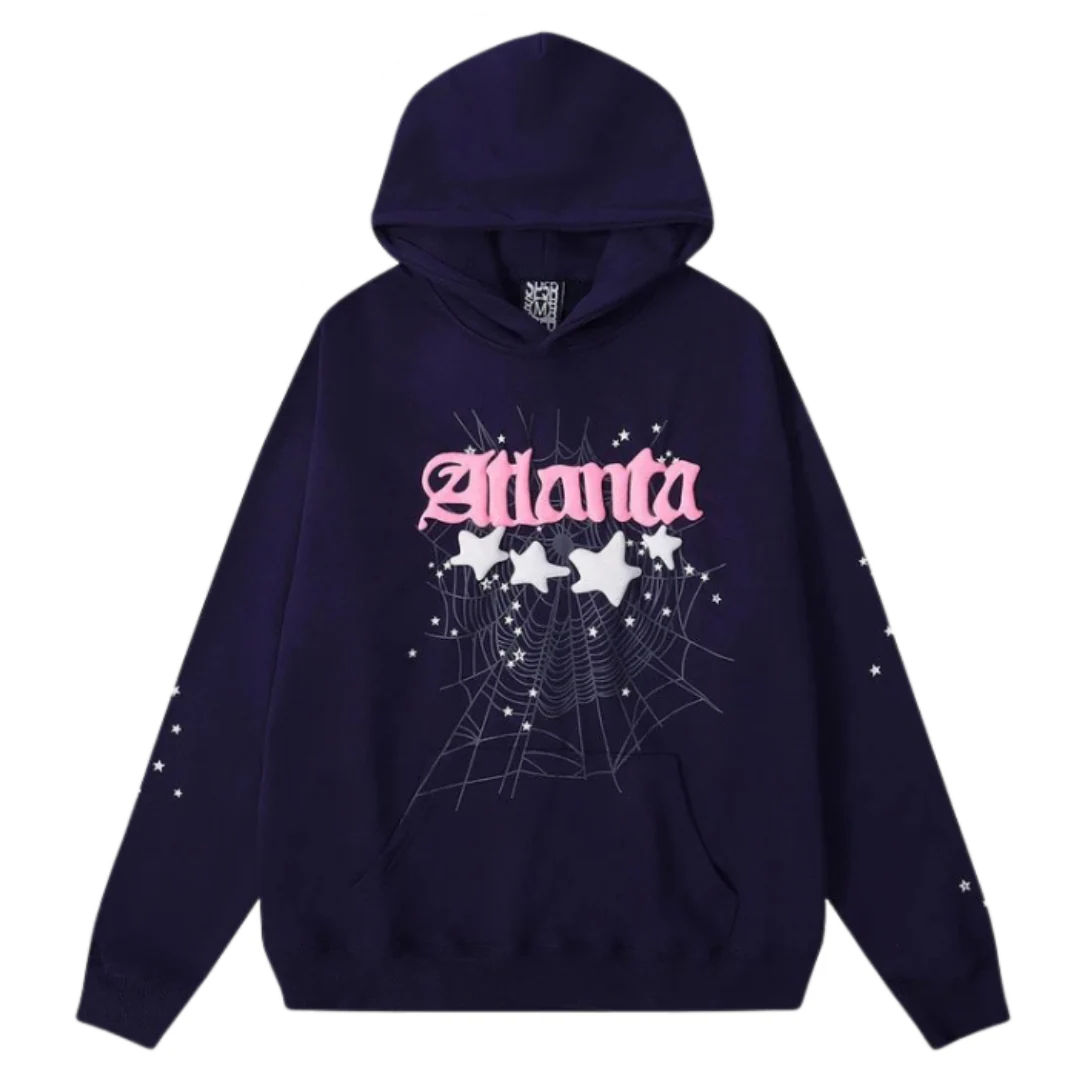 Sp5der Atlanta Hoodie Purple