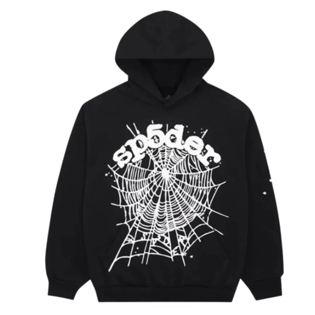 Sp5der Hoodie Black & White