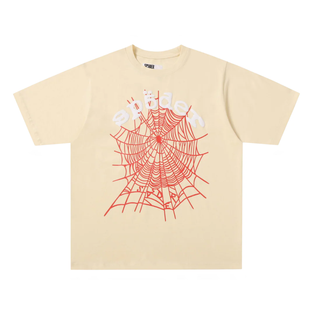 Sp5der T-Shirt Beige