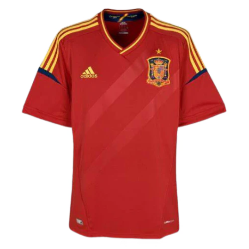 Spain 2012 Retro Home Jersey