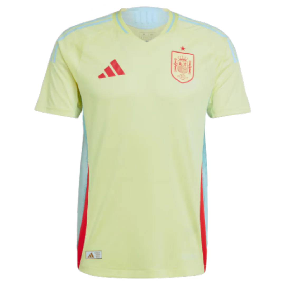 Spain 2024 Away Jersey Yellow