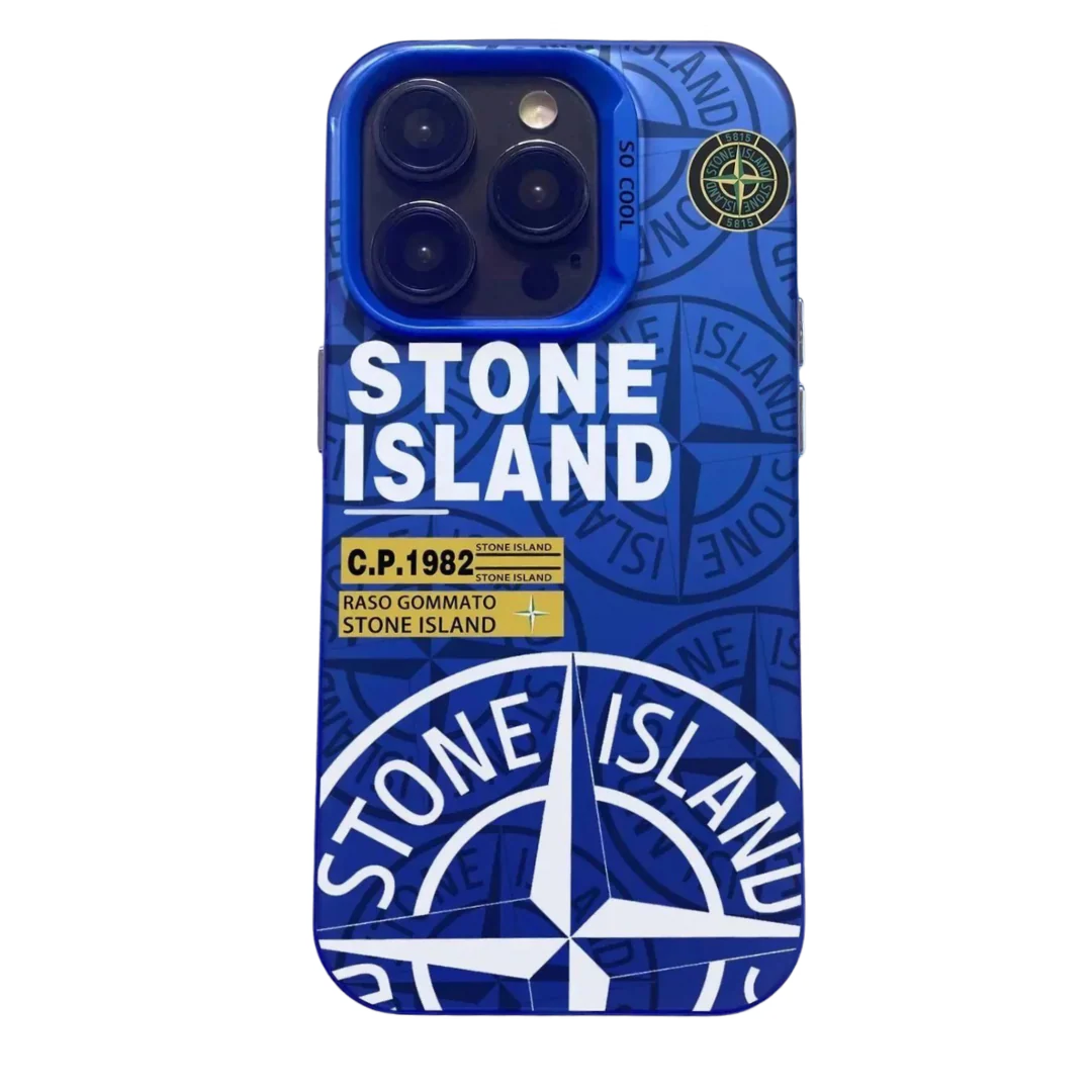 Stone Island Apple Phone Case Blue