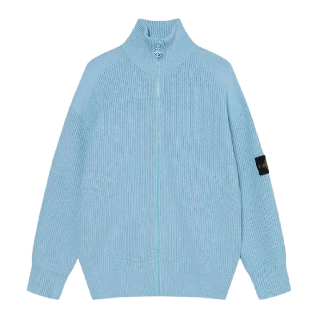 Stone Island Fullzip Light Blue