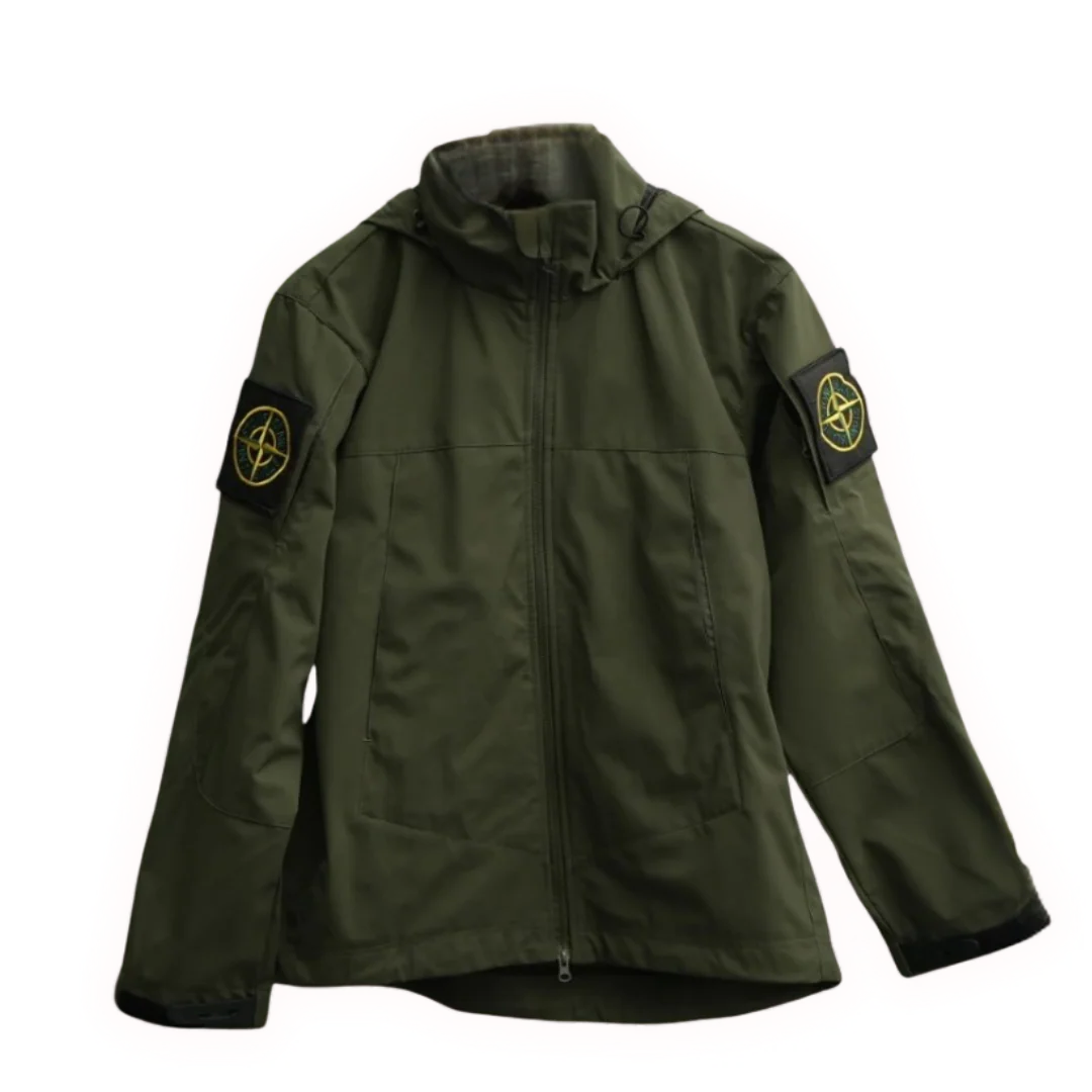 Stone Island Hardshell Jacket Army Green