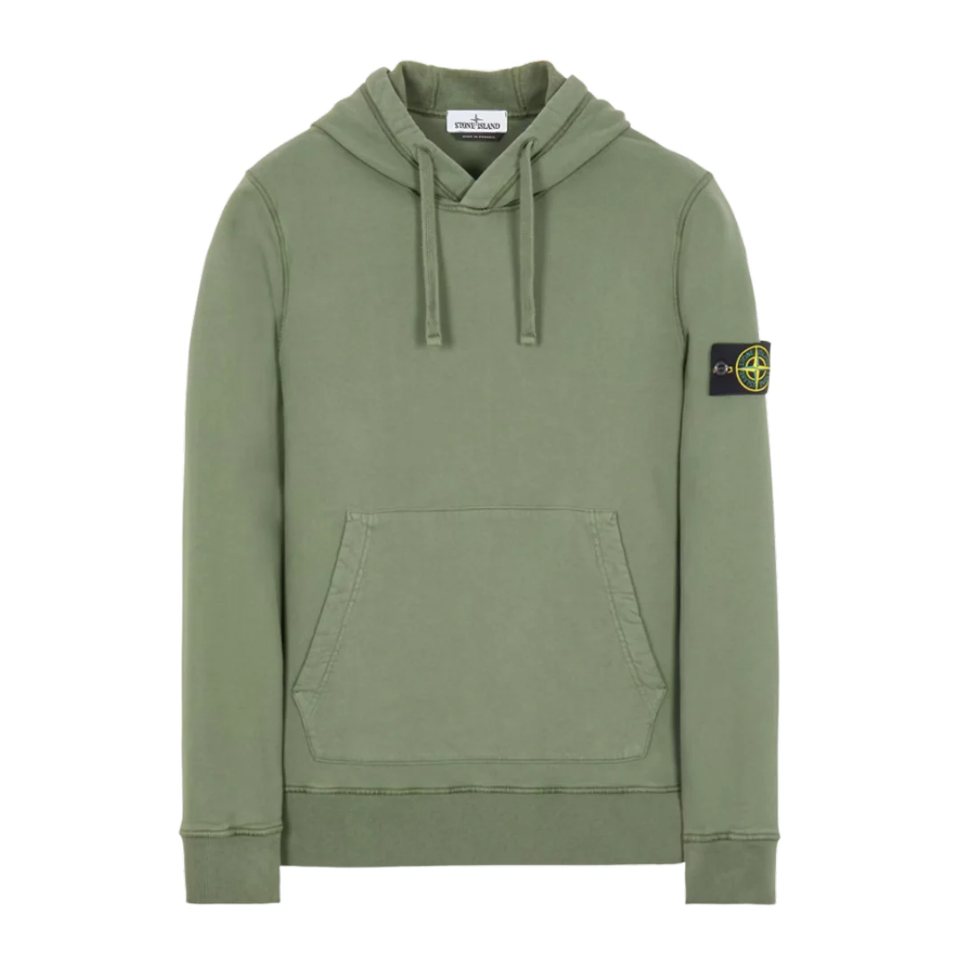 Stone Island Hoodie Olive Green