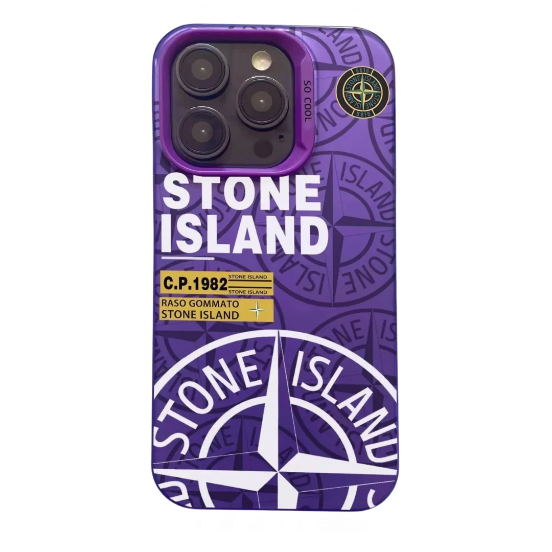 Stone Island Iphone Case Purple