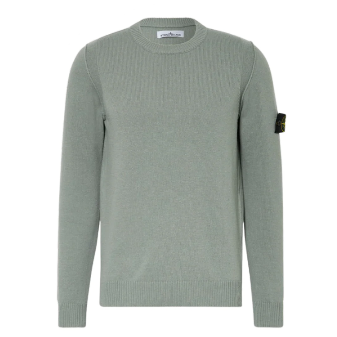 Stone Island Knit Sweater Green
