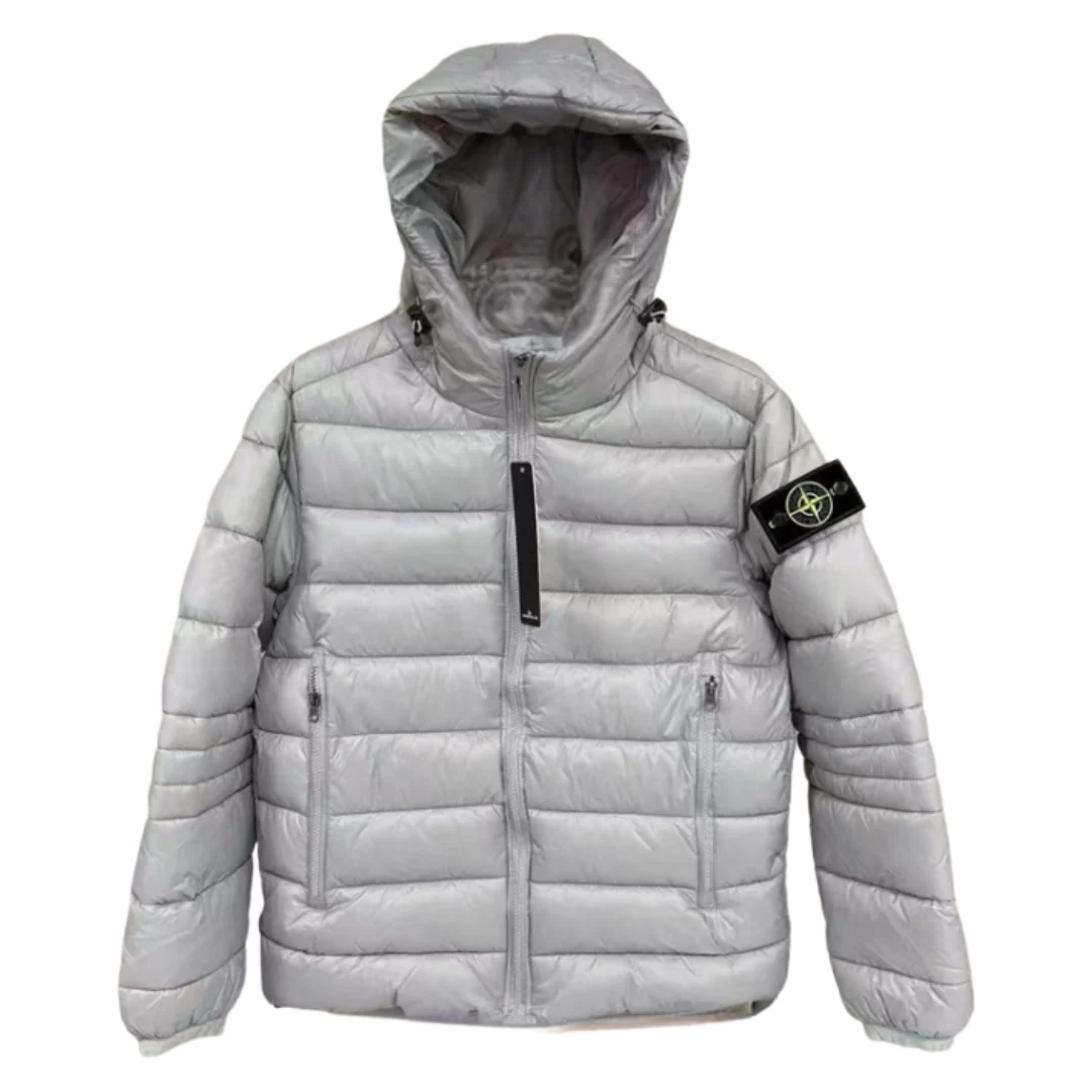 Stone Island Light Puffer Jacket White