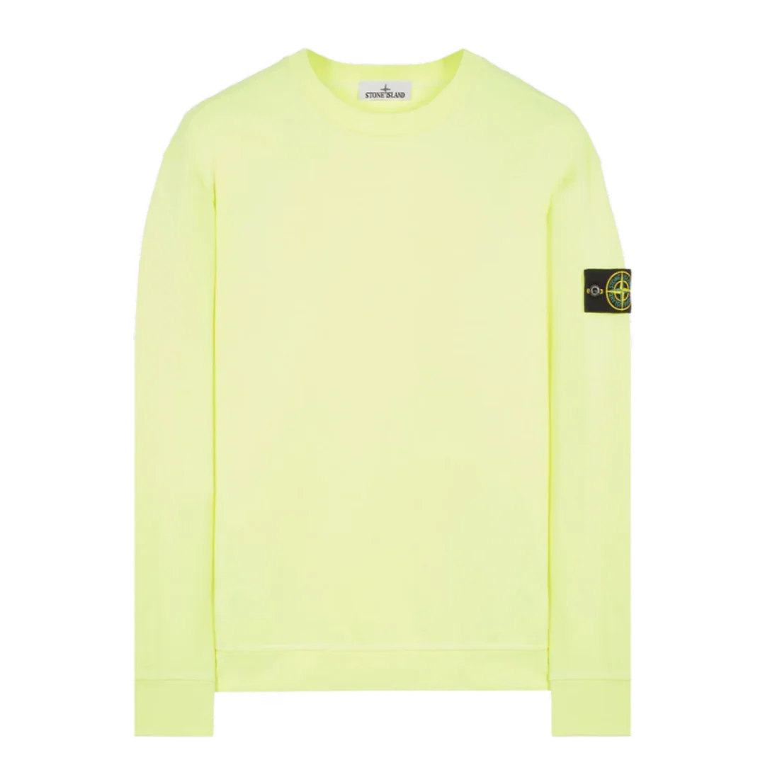 Stone Island Sweater Neon Yellow
