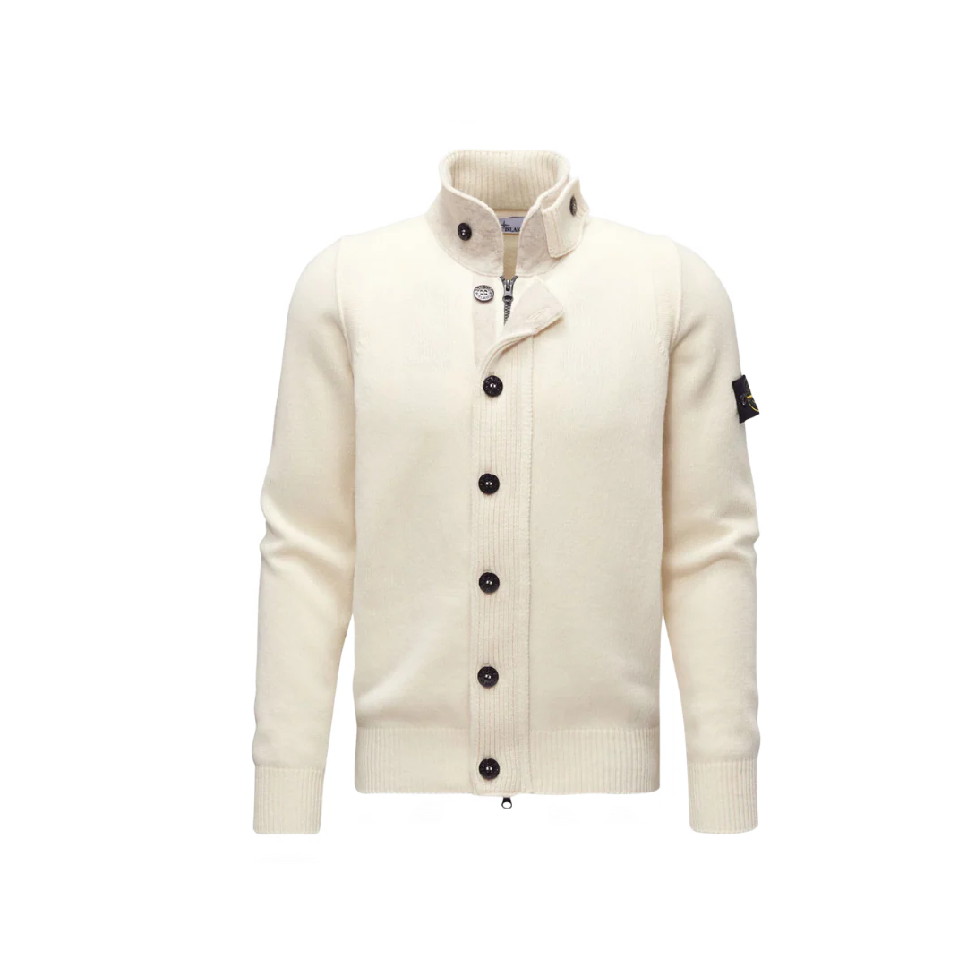 Stone Island Wool Jacket Cream
