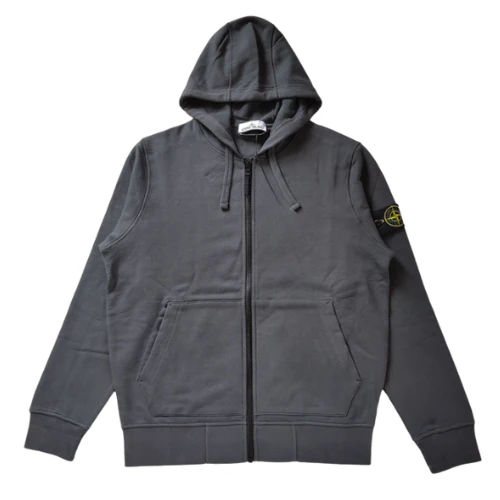 Stone Island Zip Hoodie Charol Ash