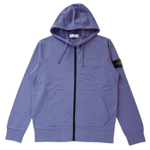 Stone Island Zip Hoodie Lavender