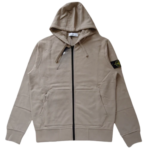 Stone Island Zip Hoodie Pigeon Ash