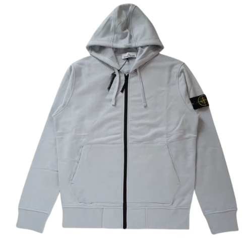 Stone Island Zip Hoodie Sky Color 24ss
