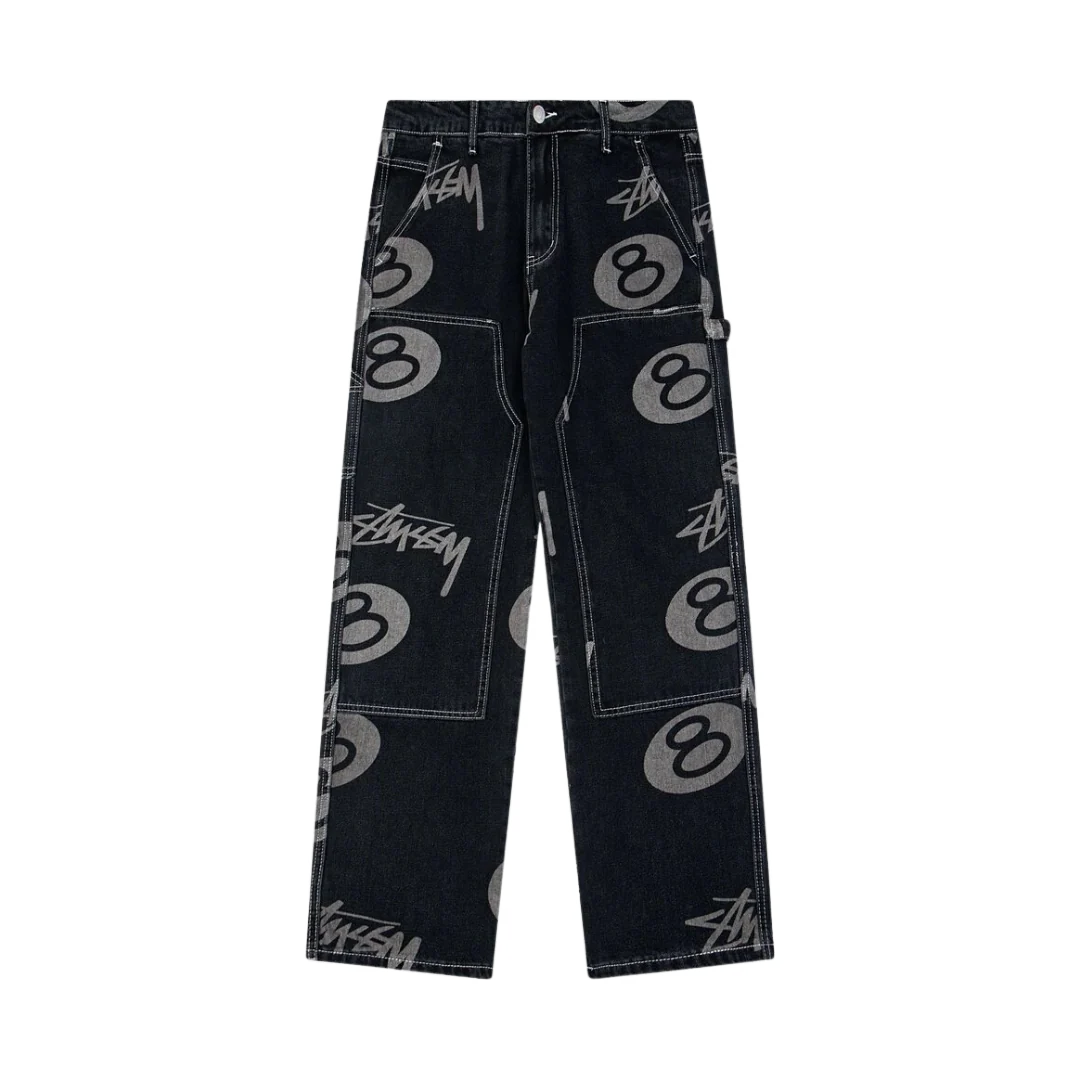 Stussy 8 Ball Black Pants