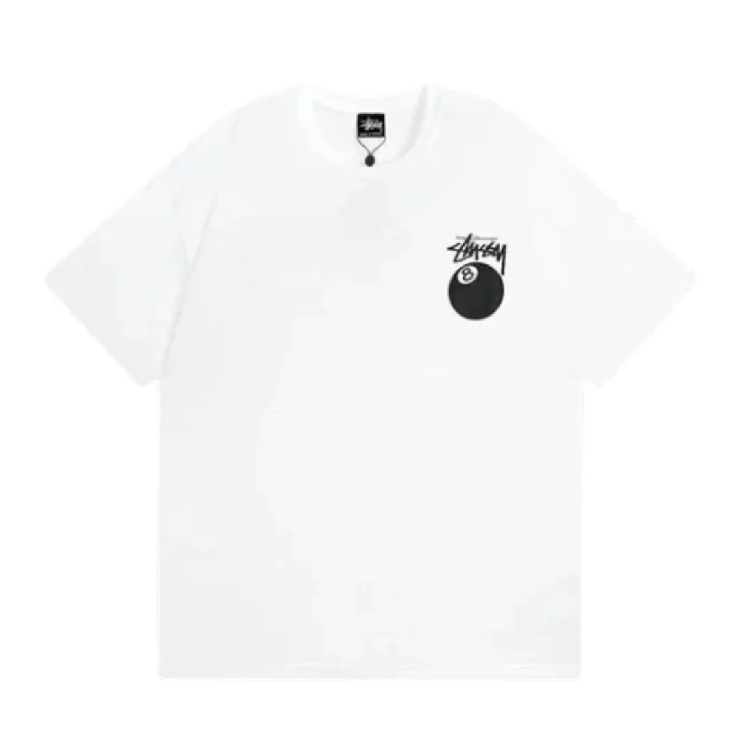 Stussy 8 Ball Print T-Shirt White