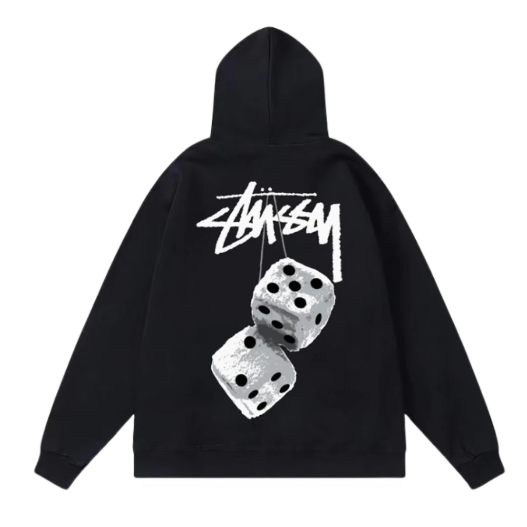 Stussy A Pair Of Dice Hoodie Black