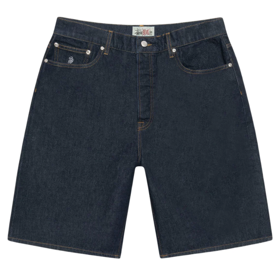 Stussy Big OL Denim Shorts Dark Blue
