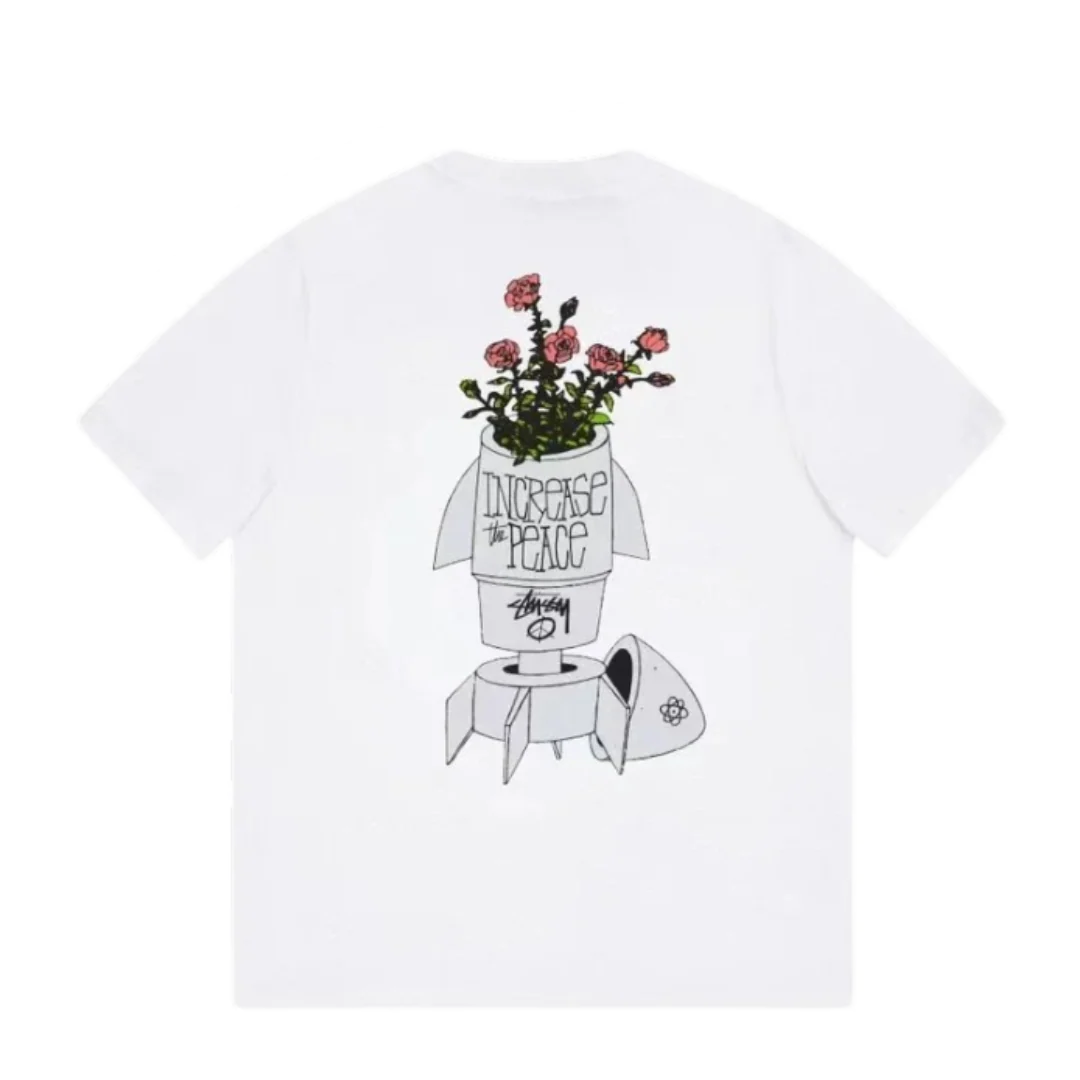 Stussy Flowerrocket T-Shirt White