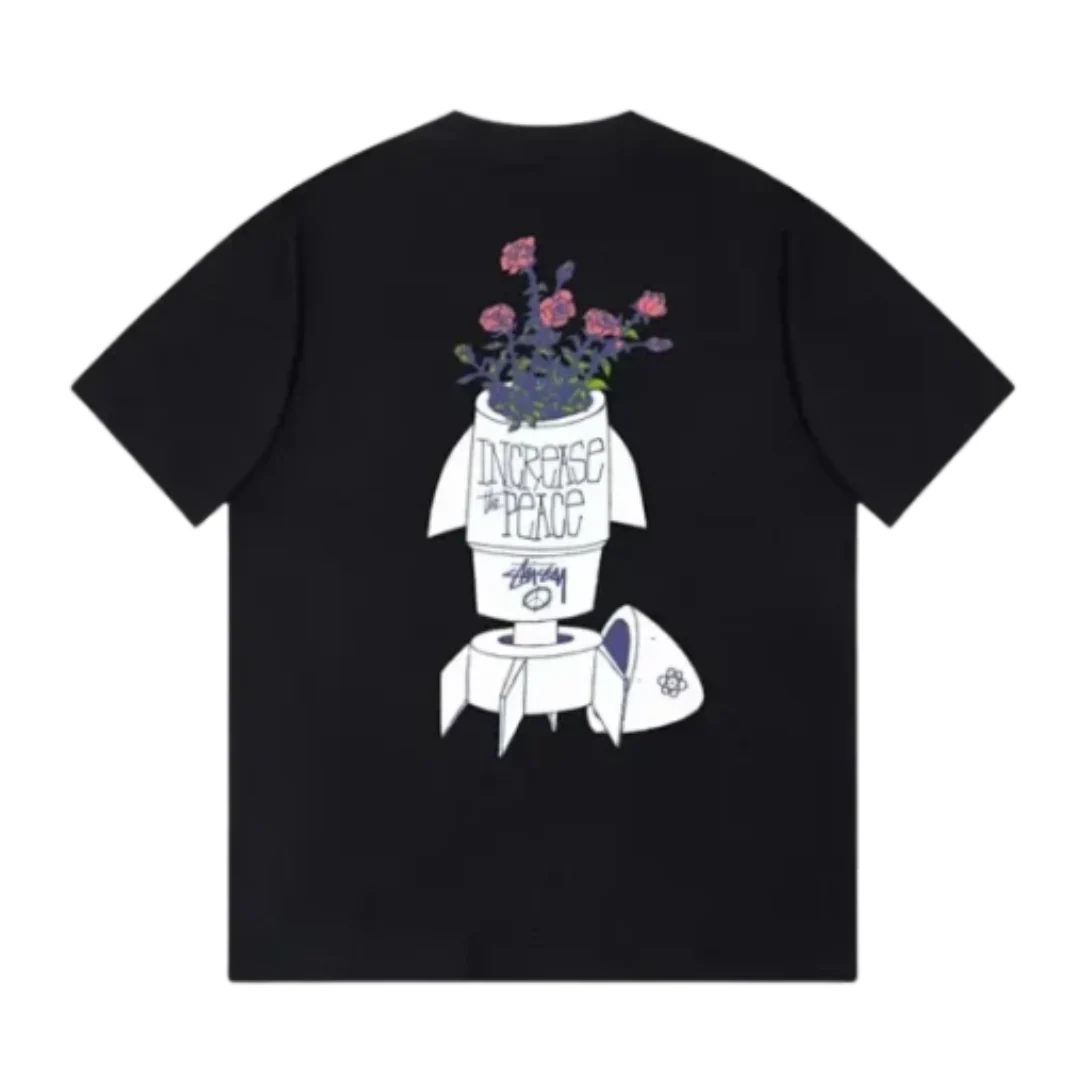Stussy Increase Peace T-Shirt Black