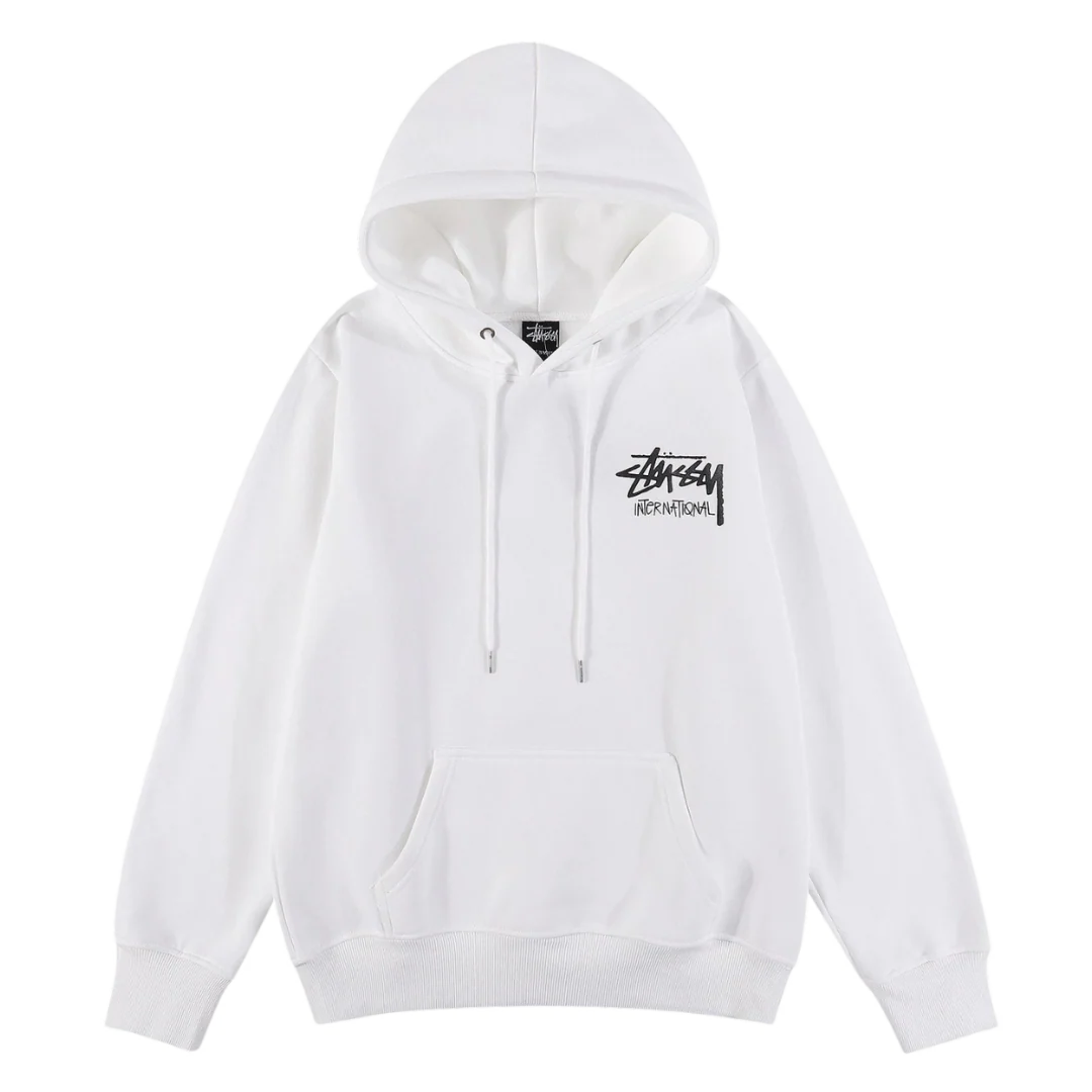Stussy International Hoodie White