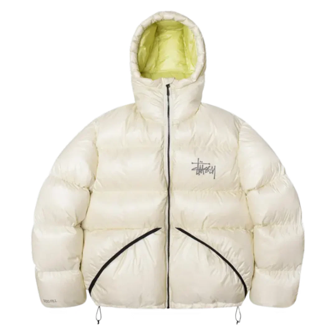 Stussy Micro Ripstop Down Parka 'Bone'