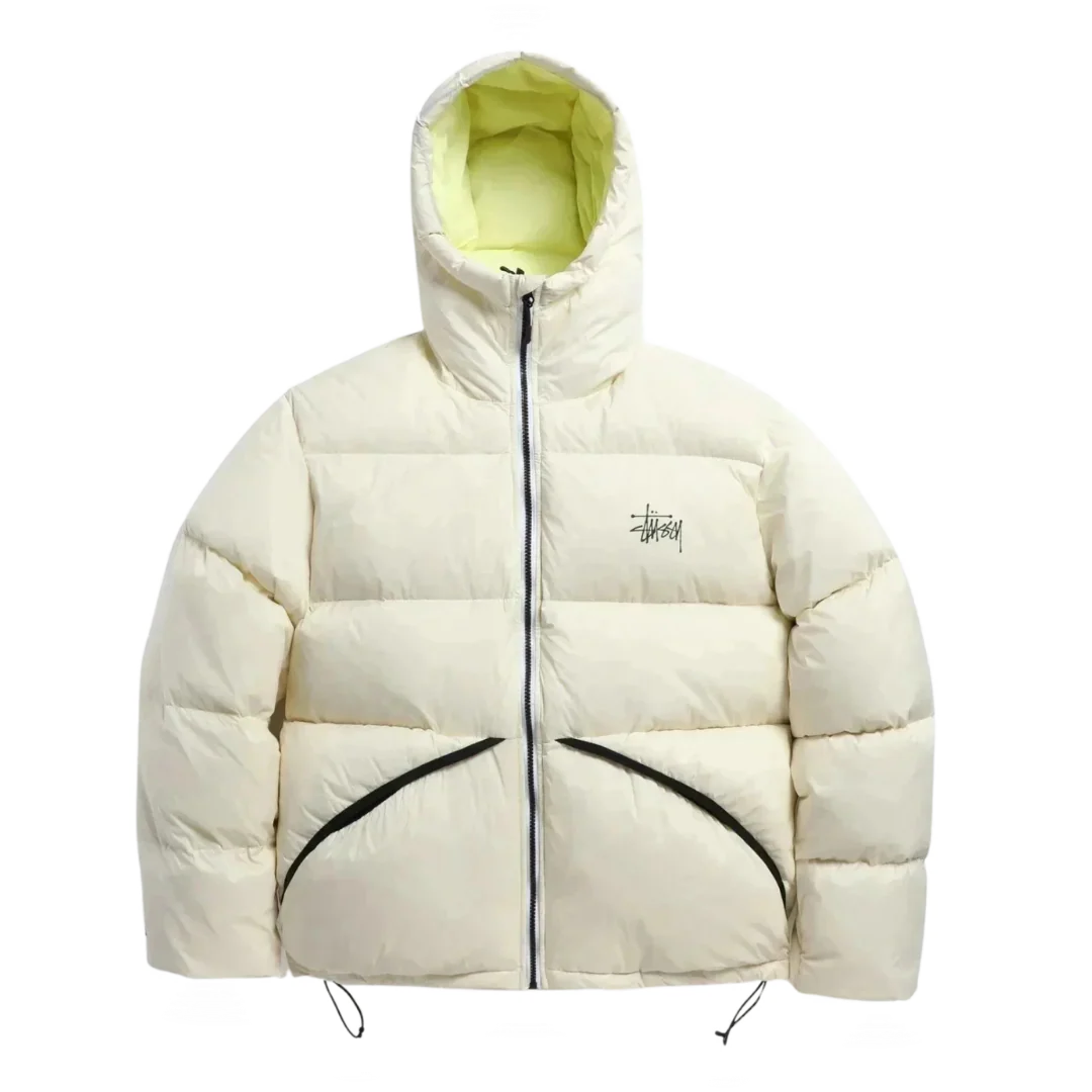 Stussy Micro Ripstop Down Parka White