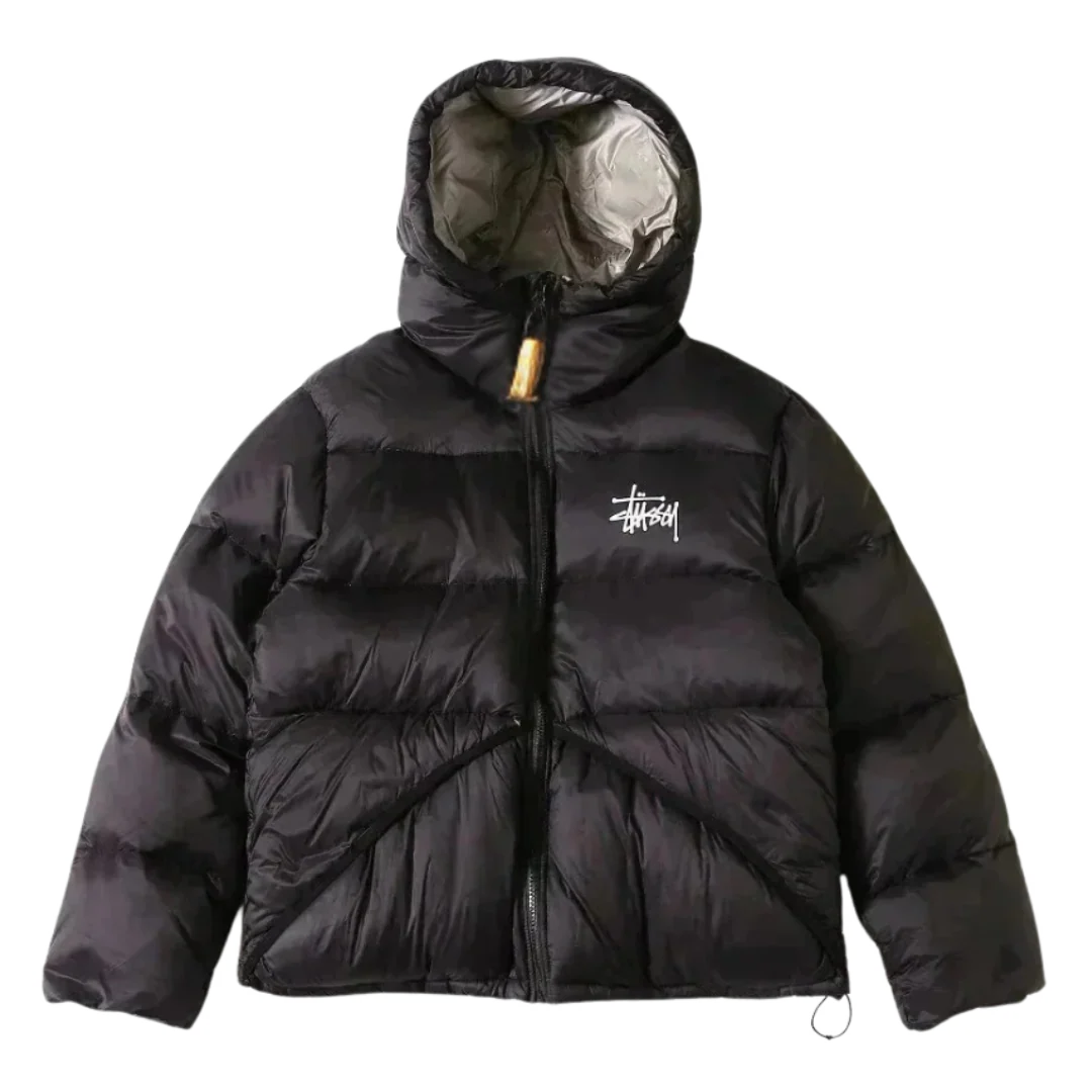 Stüssy Micro Ripstop Downjacket Black