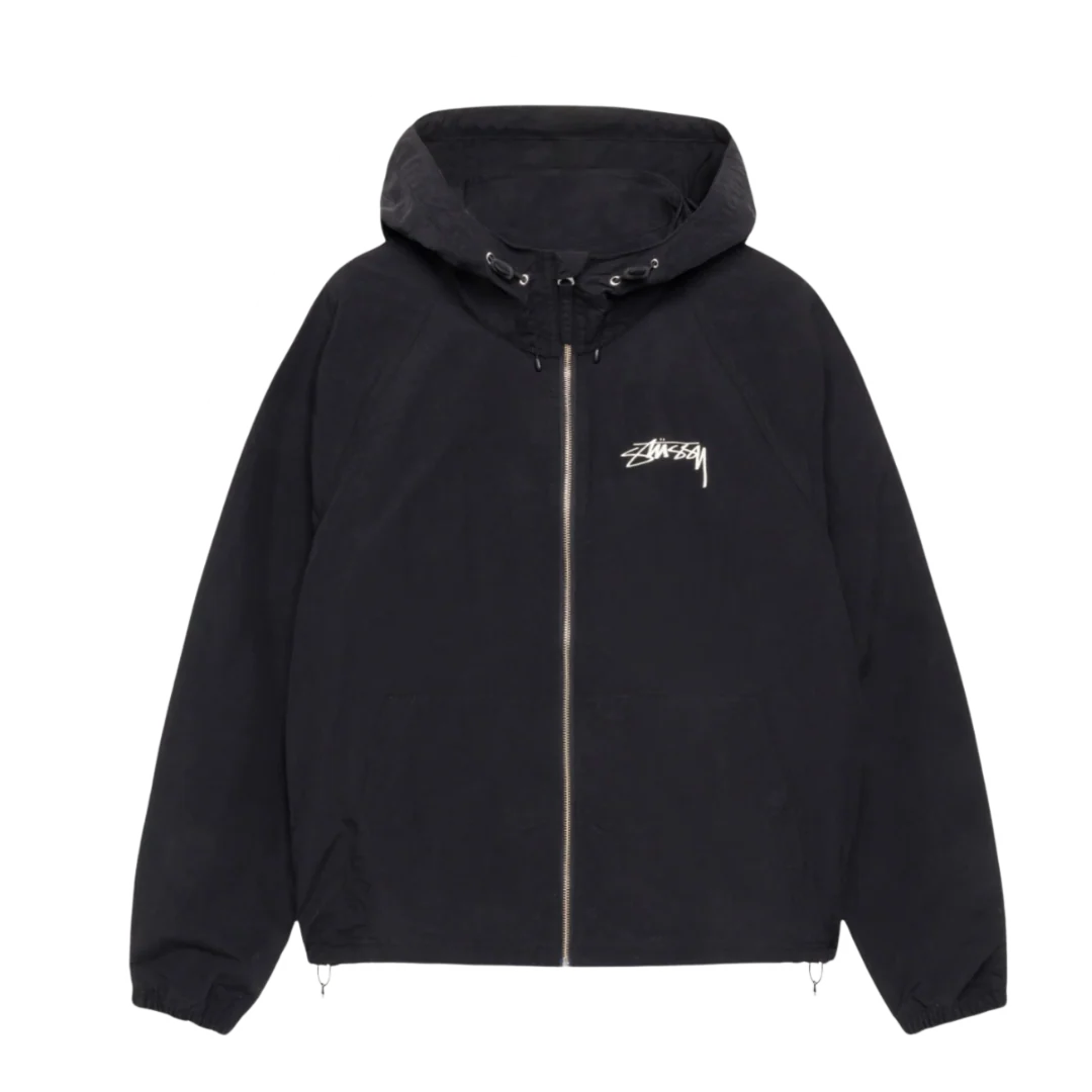 Stussy Nylon Beach Shell Black