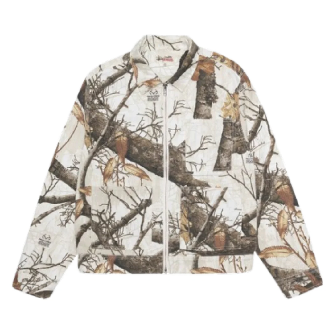 Stüssy Realtree Edge Zip Work Jacket Whte