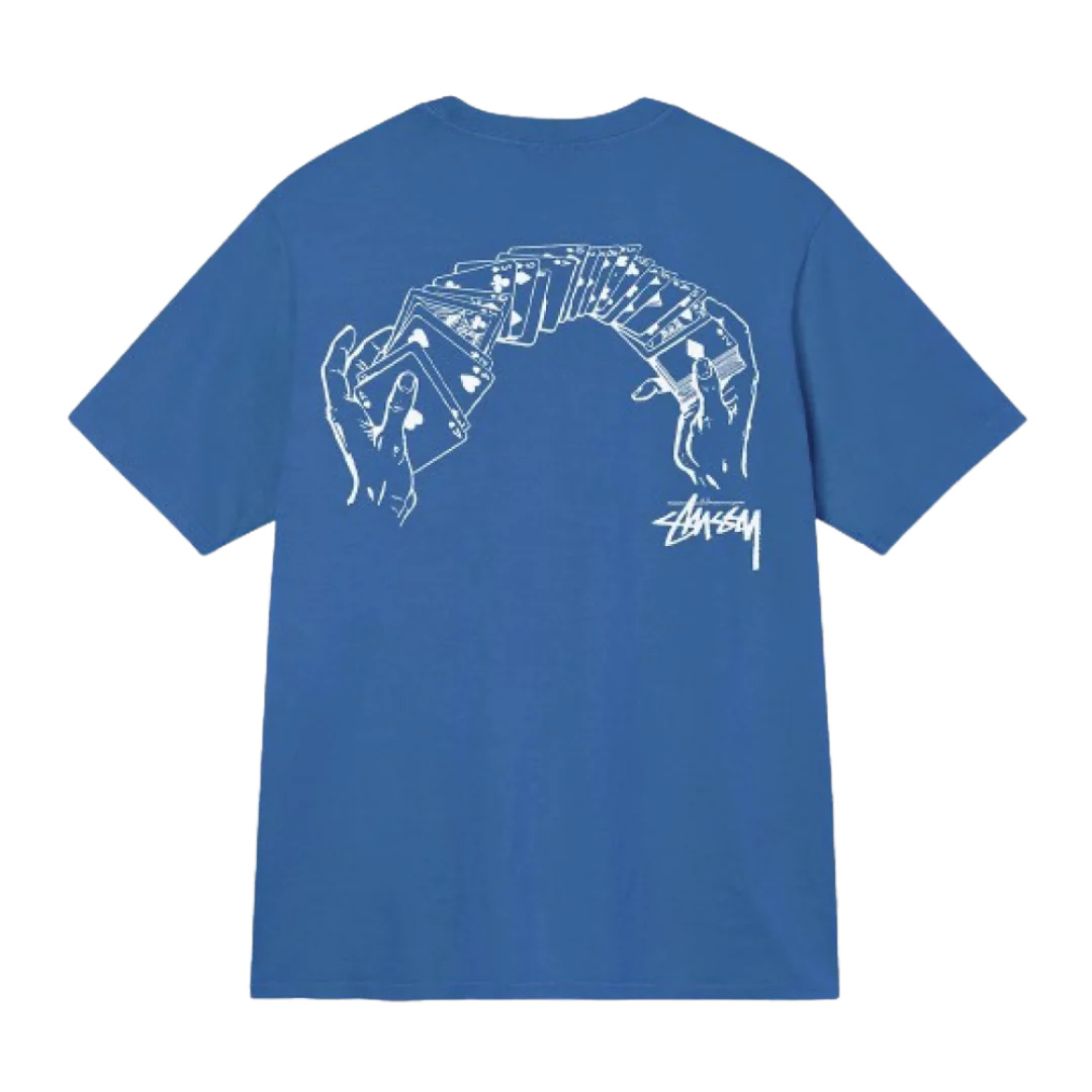 Stussy Shuffle Pigment T-Shirt Blue