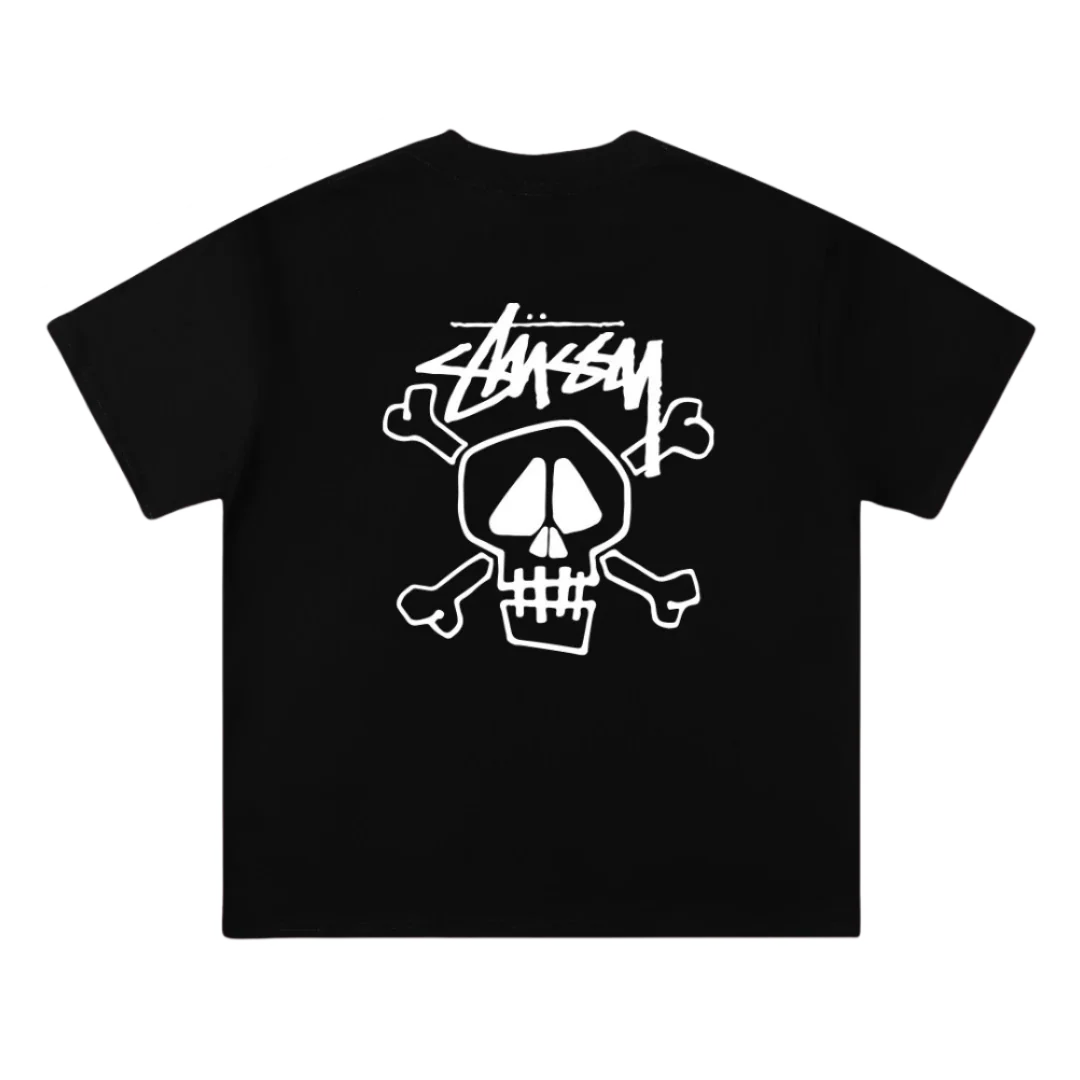 Stussy Skull T-Shirt Black
