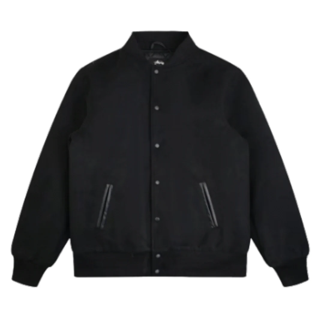 Stussy Sport Melton Jacket Black