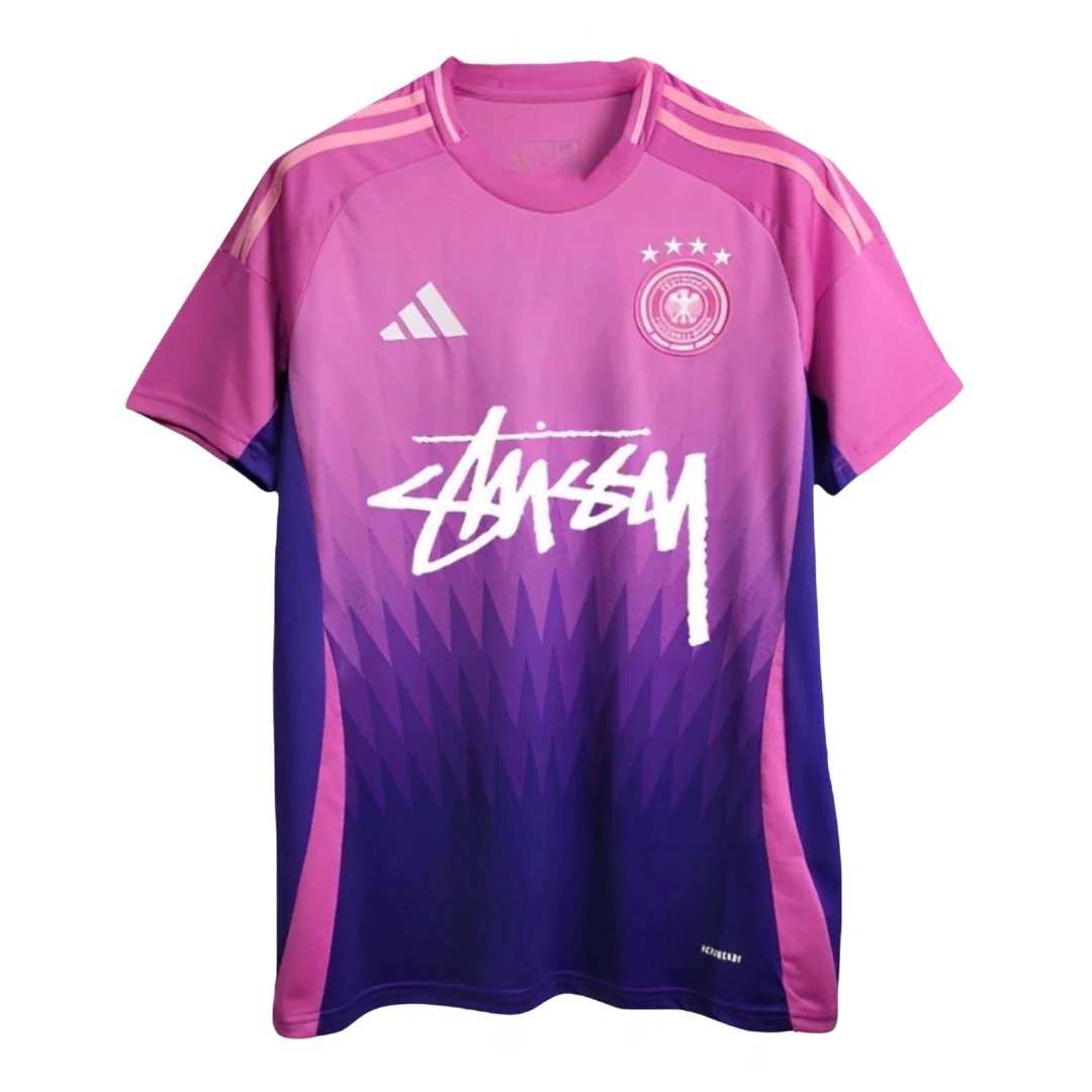 Stussy x Adidas Germany Jersey Pink