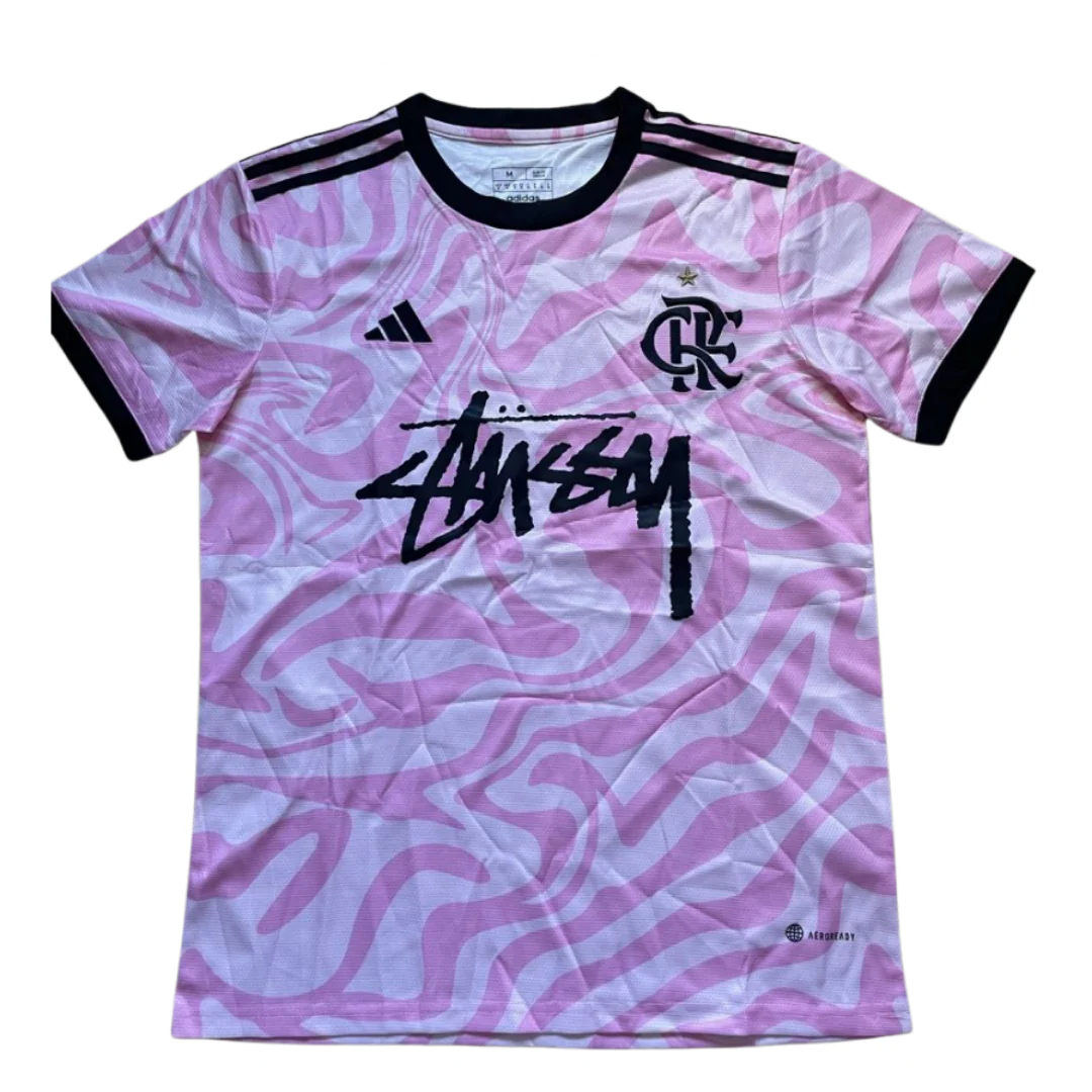 Stussy x Flamengo Jersey Pink