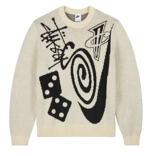 Stussy X Nike Knit Sweater Tan