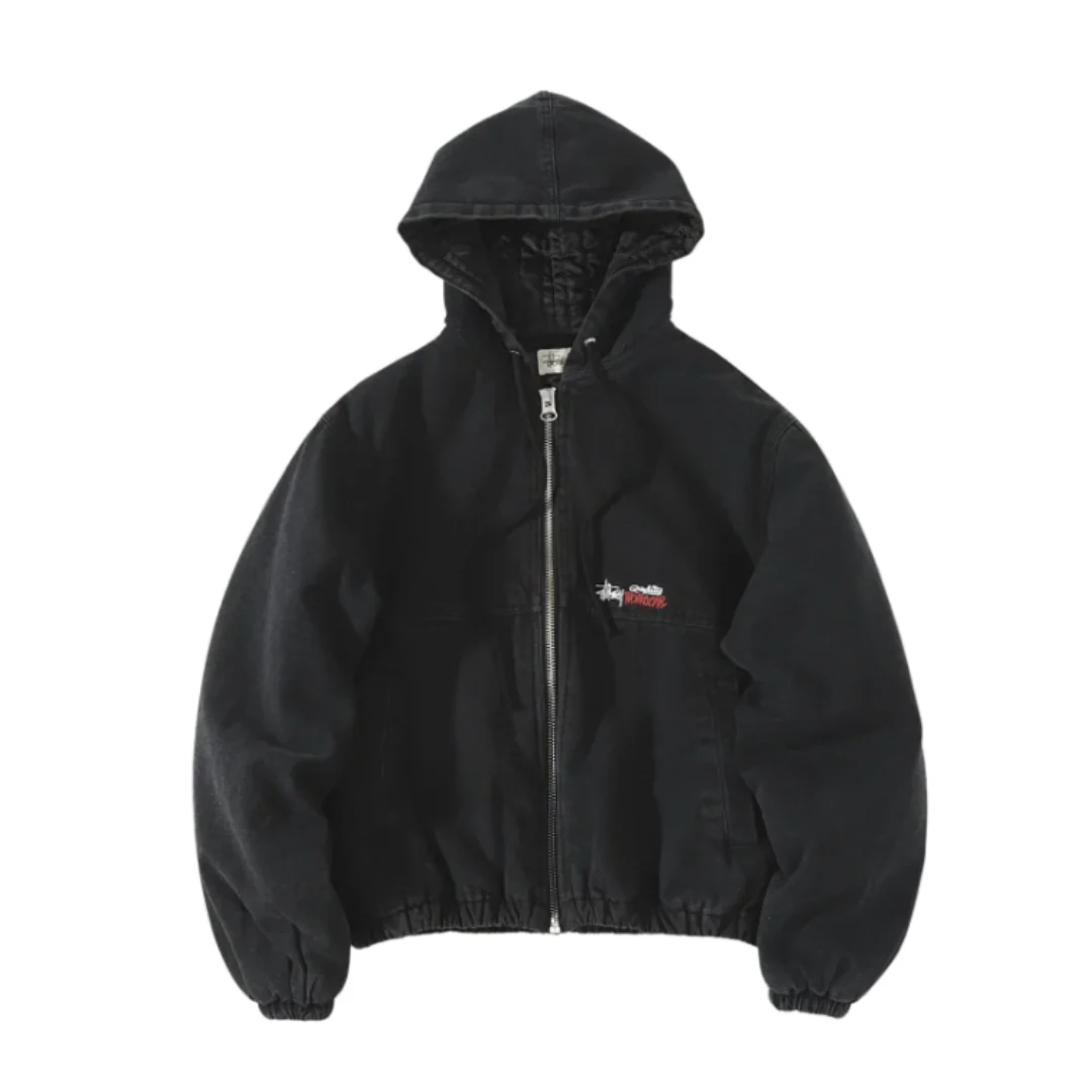 Stussy Zipper Washed Black