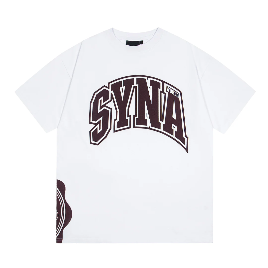 Syna World T-Shirt White & Brown