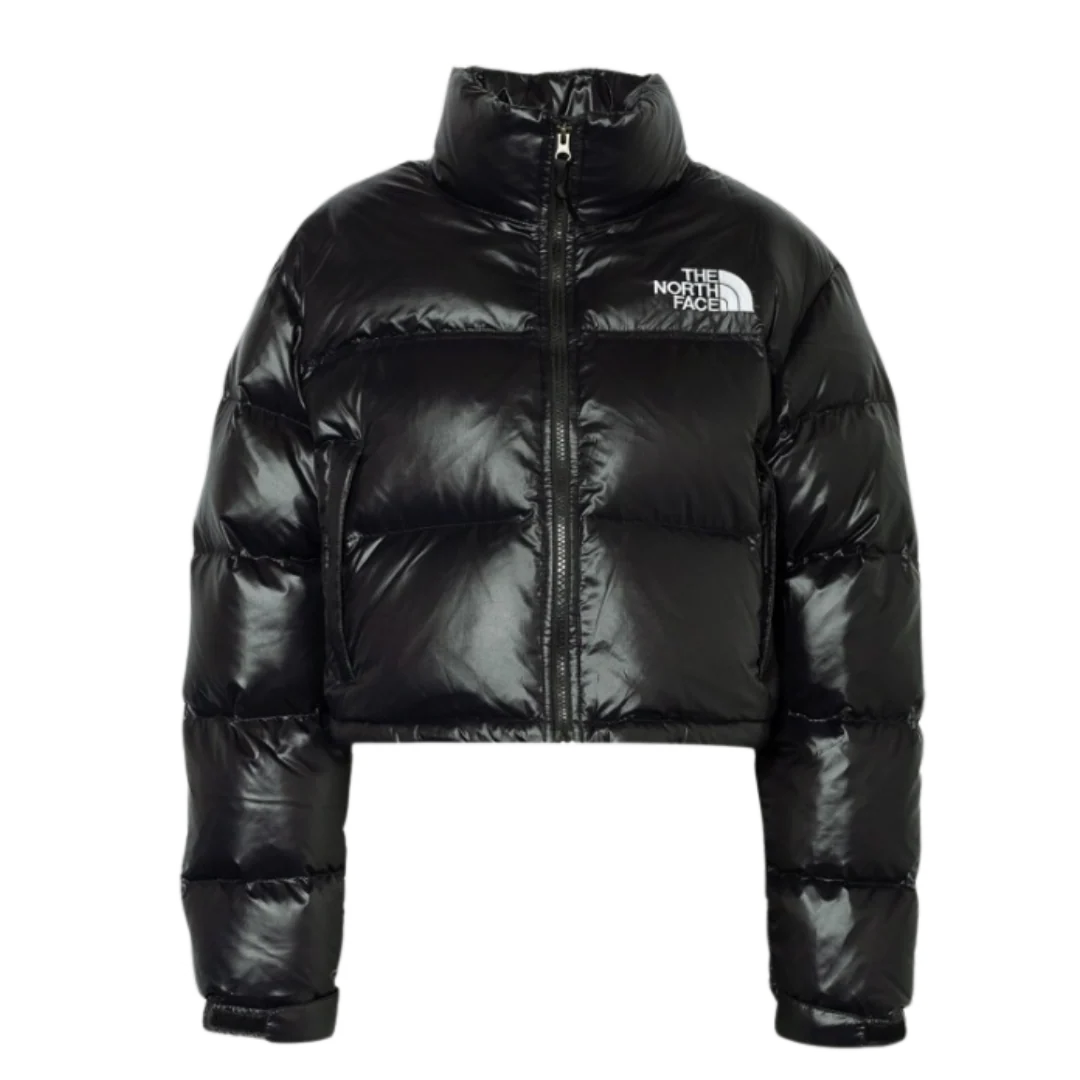 The North Face Cropped Jacket Black