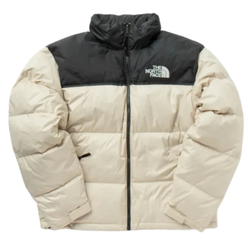 The North Face Nuptse Puffer Black White