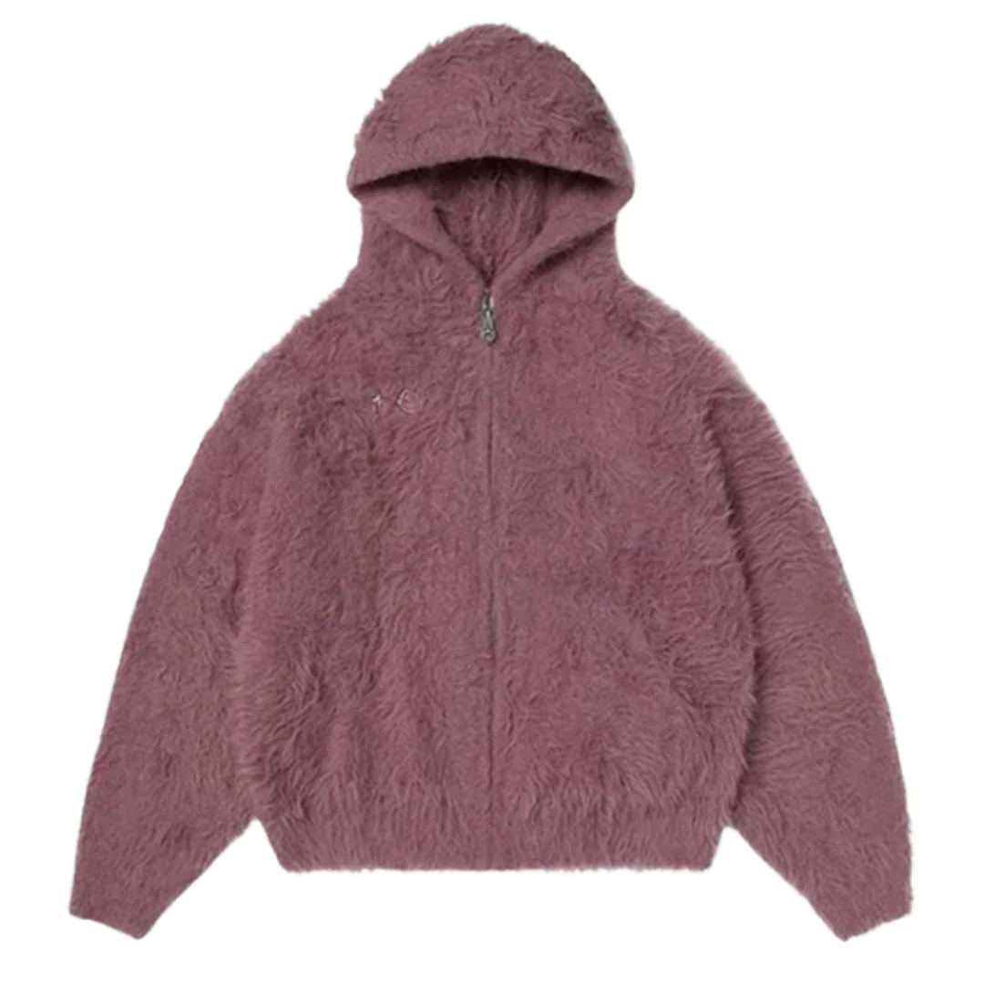 Thug Club Fur Zipper Pink