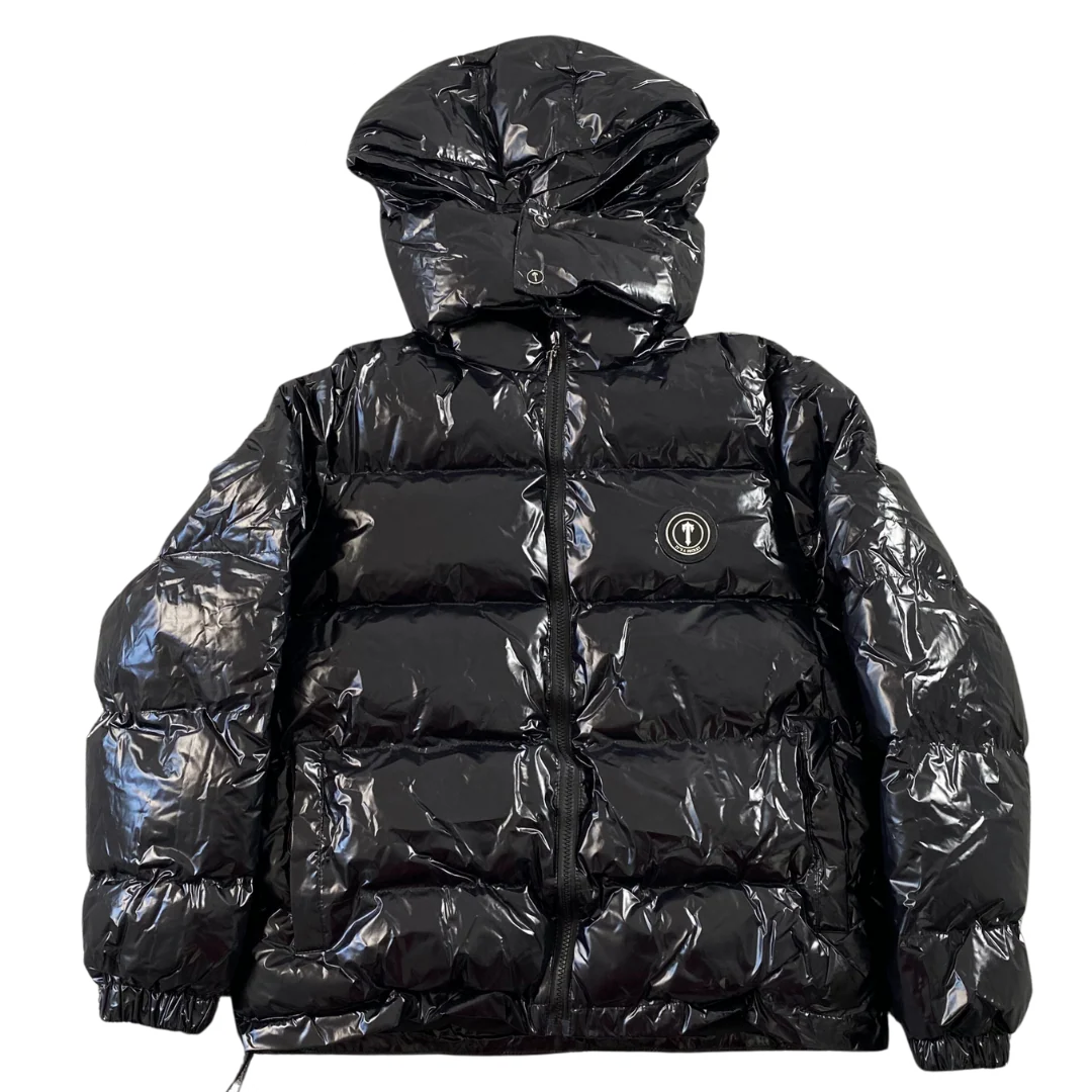Trapstar Shiny Puffer Jacket Black