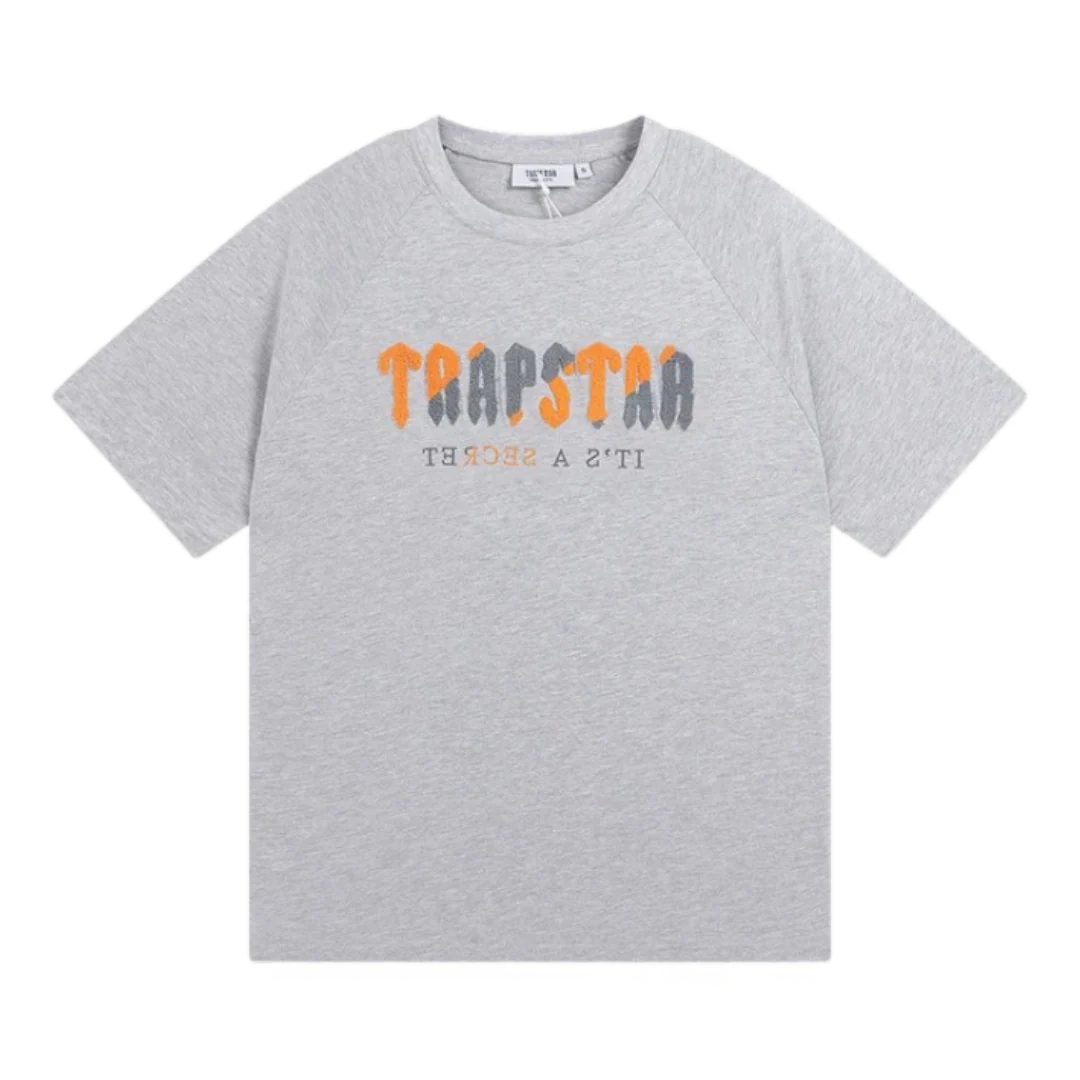 Trapstar T-Shirt Orange & Grey