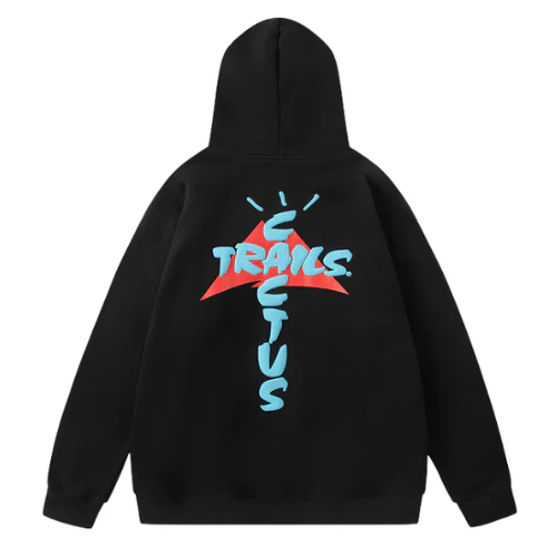 Travis Cactus Jack Hoodie Black