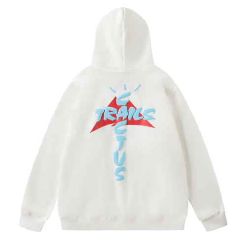 Travis Cactus Jack Hoodie White