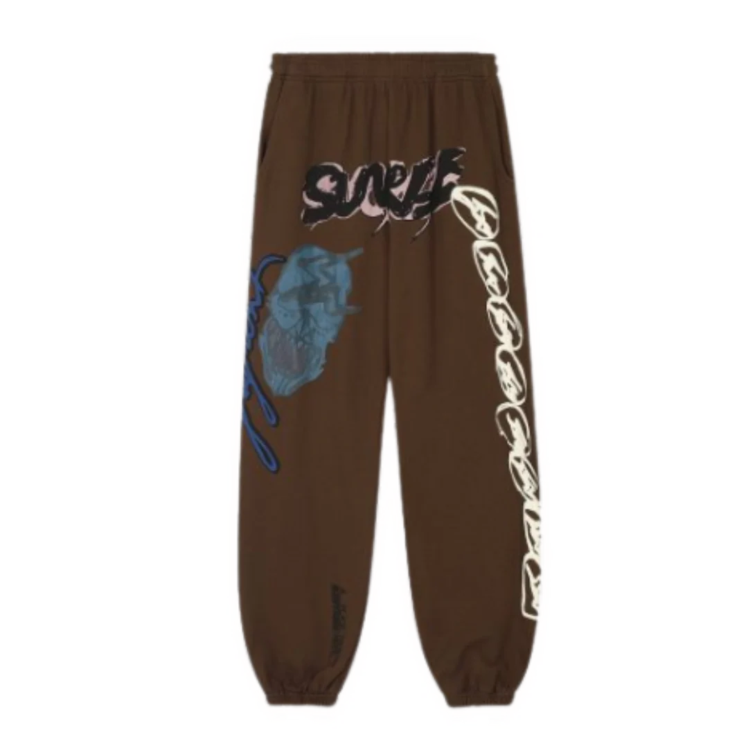 Travis Scott Flared Sweatpants `Brown