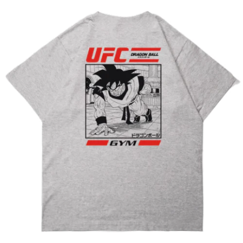 UFC Dragonball T Shirt Grey
